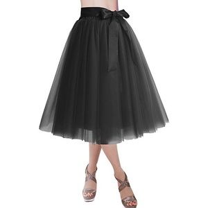 🎄🖤NEW! Knee length black tulle tutu skirt!